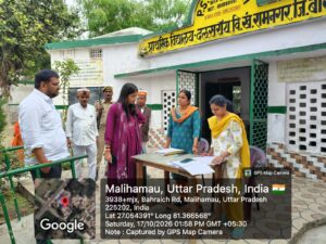 निर्वाचन अधिकारी महोदया द्वारा रामनगर तहसील के बूथों का किया गया निरीक्षण।