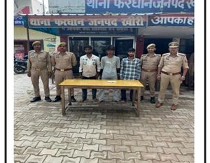 थानाध्यक्ष निराला तिवारी के नेतृत्व में बड़ी कार्रवाई, चोरी के मोबाइल समेत 3 चोर दबोचे