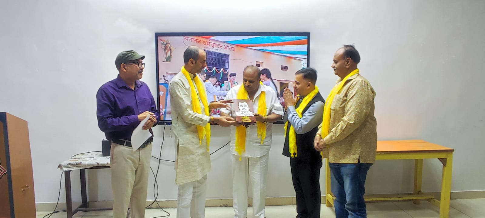 मीरापुर में विद्यार्थियों का विकास की दिशा में बड़ा कदम, कॉलेज को मिला खेलने का मैदान।