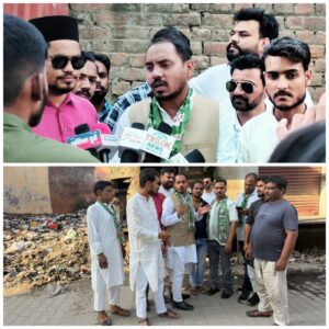 AIMIM पार्टी – जनसमस्या निरीक्षण अभियान, नई बस्ती (रामपुर)