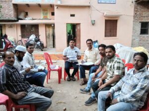 आज समाज सेवा सोसाइटी उत्तर प्रदेश जिला वाराणसी मुख्यालय लेबर कॉलोनी धूपचंडी पर एक आवश्यक बैठक आहूत किया गया