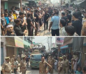 मोहम्मदी खीरी के शुक्लापुर से उठा मोहर्रम का जुलूस, ताजियादारों ने गमगीन माहौल में किया मातम