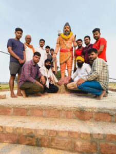 ग्राम चौंसार के श्री रामजानकी मंदिर में हुई भगवान परशुराम की प्राण प्रतिष्ठा