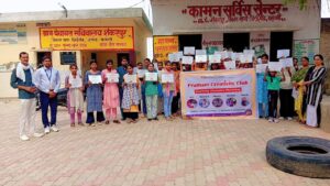 चिरईगांव ब्लॉक वाराणसी में 35 युवाओ को रचनात्मक वर्कशाप में मिली भागीदारी