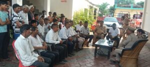 थाना रामराज पुलिस टीम ने क्षेत्र के गांवों में कावड़ यात्रा के उपलक्ष में, किया गया बैठक का आयोजन ।