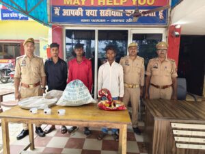 फरधान पुलिस ने चोरी का किया खुलासा , चोरी के माल के साथ दो चोर गिरफ्तार