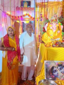 काली माता मंदिर पर हुई गणपति स्थापना गणपति बप्पा मोरया के साथ गूंज उठा जय घोष