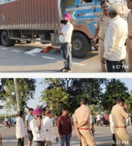कंटेनर से कुचलकर हुई महिला प्रधान की दर्दनाक मौत        पवन कुमार लखीमपुर तहसील रिपोटर md न्यूज़