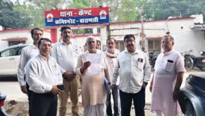 दुकान का ताला तोड़कर 20 लाख की साड़ियां ले जाने का आरोप