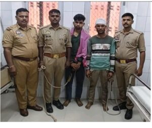 चोलापुर पुलिस ने ऑटो से बरामद किए चार गोवंश के कटे अवशेष, दो गिरफ्तार