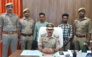 रामलीला मेले में बाइक चोरी करने वाले दो शातिर चोर गिरफ्तार, तीन मोटरसाइकिलें बरामद