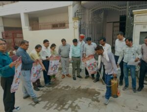 संचारी रोग नियंत्रण अभियान के तहत स्वास्थ्य विभाग की टीमों ने किया क्षेत्रों का निरीक्षण