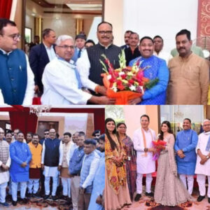 पूर्व सांसद धर्मेंद्र कश्यप की बेटी कीर्ति की शादी मे शामिल हुई कई राजनीतिक हस्तियां।